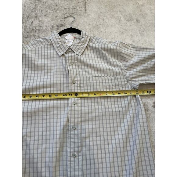 The North Face Mens Casual Striped Short Sleeve Button Down Size Large Cotton - Picture 7 of 7